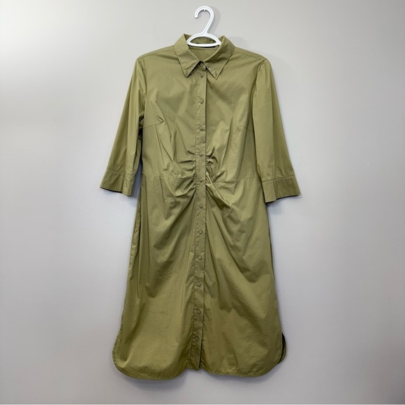 LUISA CERANO Button-Up Shirt Dress size US 8 - Picture 3 of 15